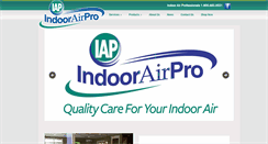 Desktop Screenshot of indoorairpro.com